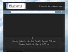 Tablet Screenshot of lawrenceumc.com